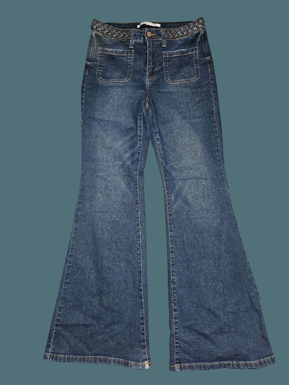 Celebrity Pink High Rise Flare Stretch Jeans Women Size 11/30